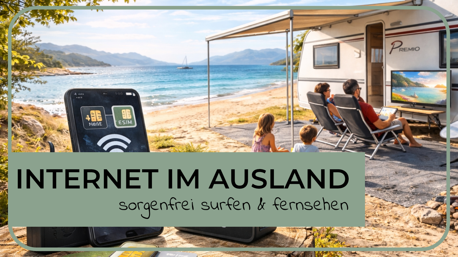 Alles über Internet, Fernsehen und eSiMs im Ausland