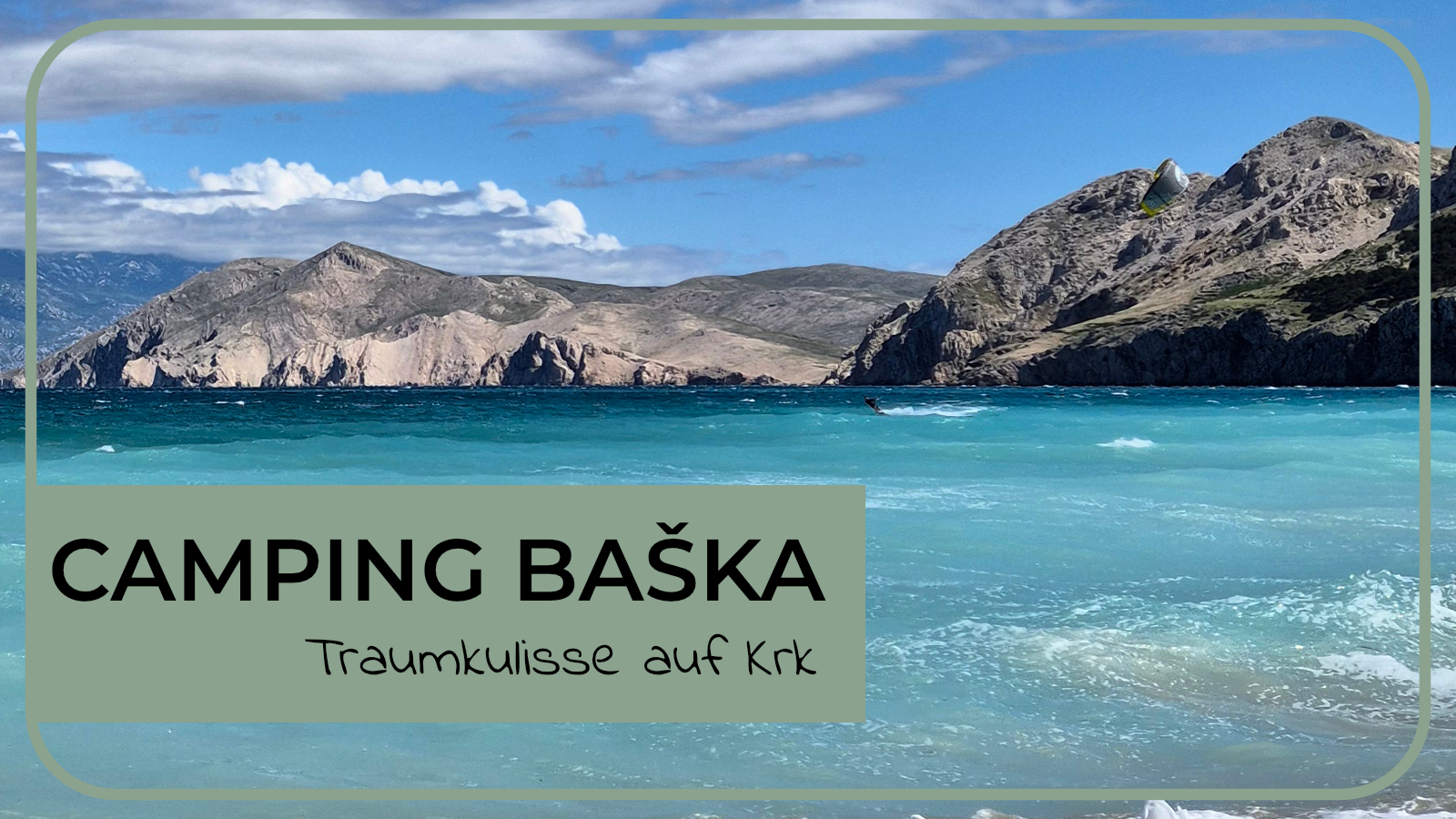 Traumstrand in Baska KRK Camping Valamar