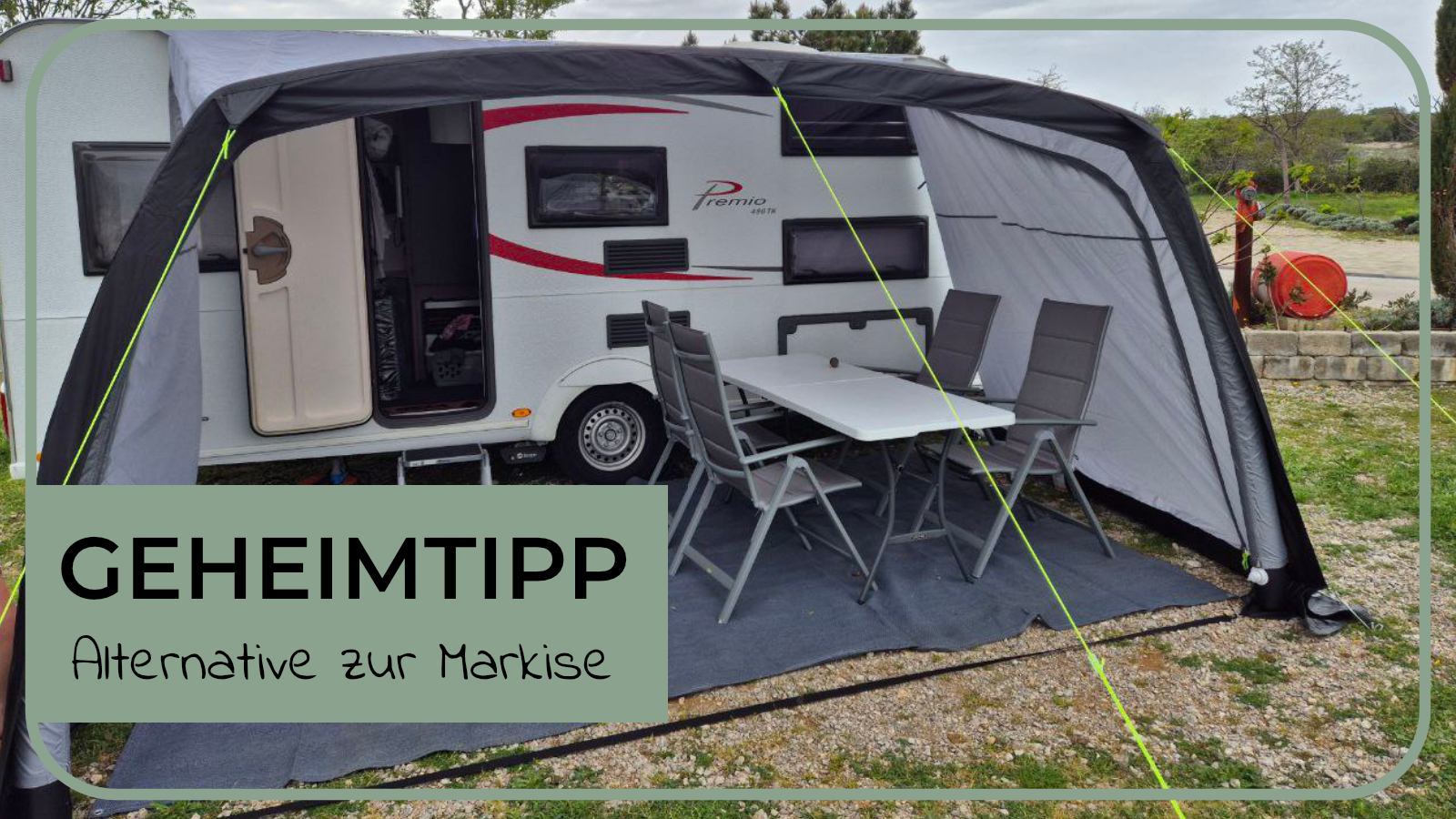 Alternative zur Markise ist das Sonnensegel